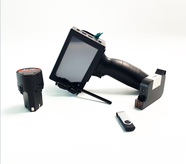 ACCINK Wholesale Handheld Plastic Bottle Expiration Date Printer Portable Date Printer Gun Hand jet Printer