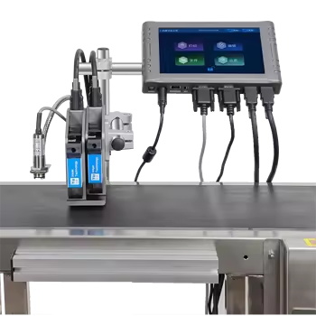 ACCINK  Tij 2.5 Ink Cartridge Online Inkjet Coding Printer Plastic Bag Egg Date Automatic Coding Machine for Date QR Code