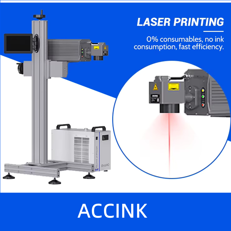 UV Flying Laser Marking Machine Automatic Assembly Line Product Type Laser Printing Equipment